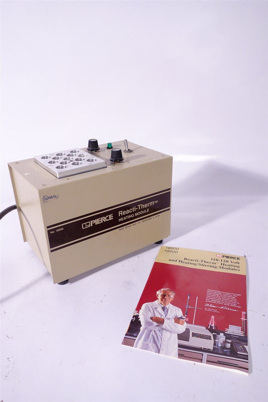 Pierce Reacti-Therm Heating Block Module + Manual / TESTED