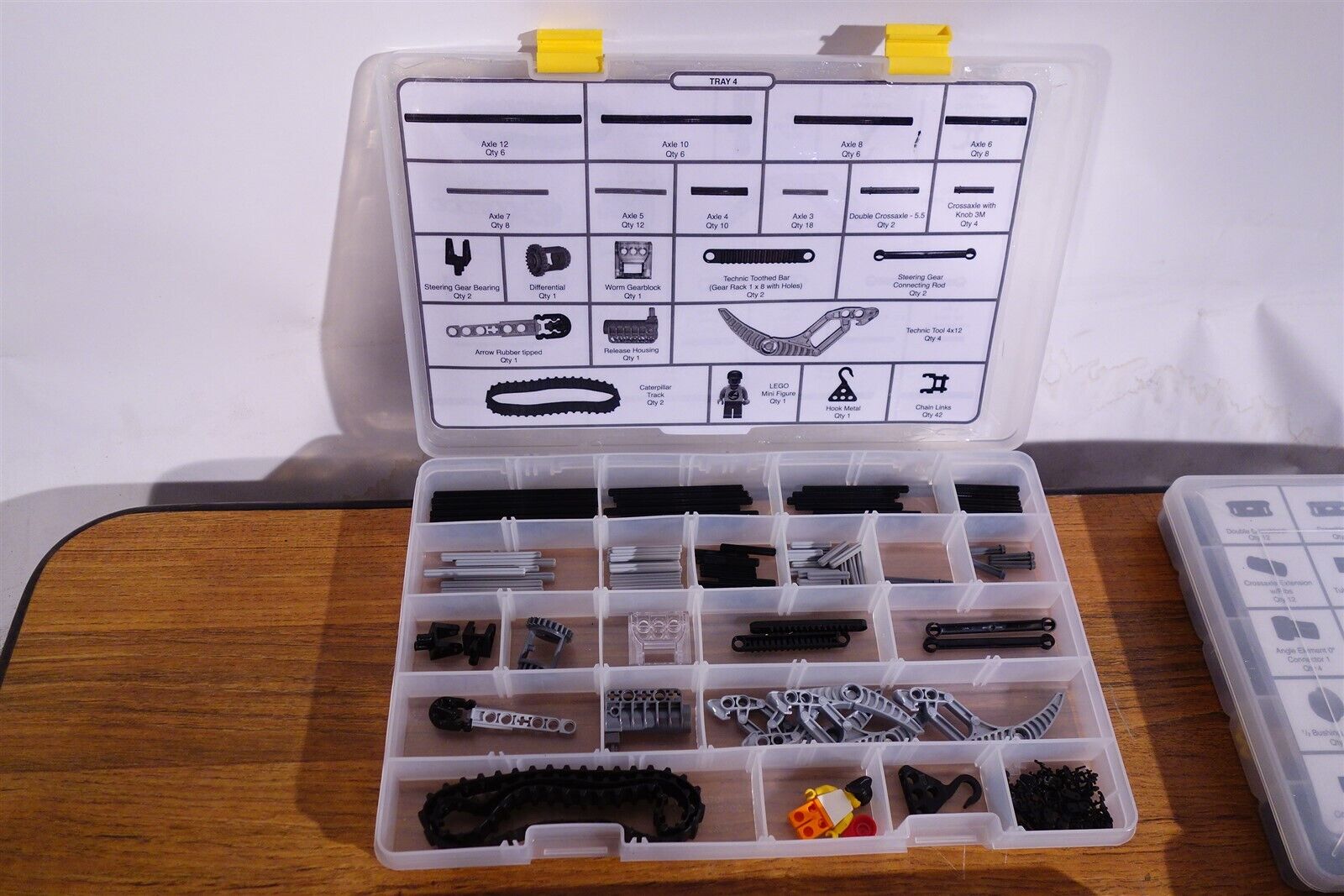 Lot of Lego Mindstorms NXT Education Parts / Accessories in Labeled Bins 