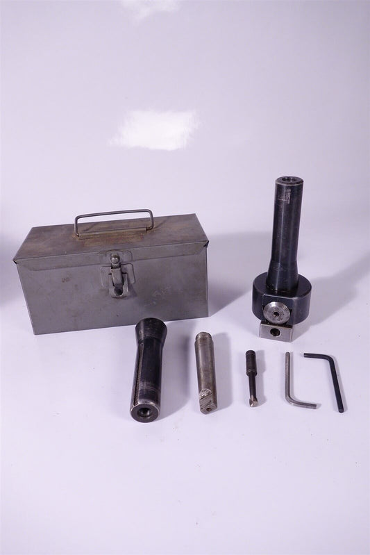 Original Bridgeport Machinery Boring Head Set in Bridgeport Box 