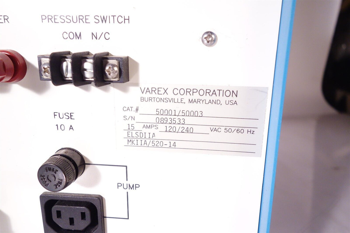 Varex ELSD IIA 50001/50003 Evaporative Light Scattering Detector 