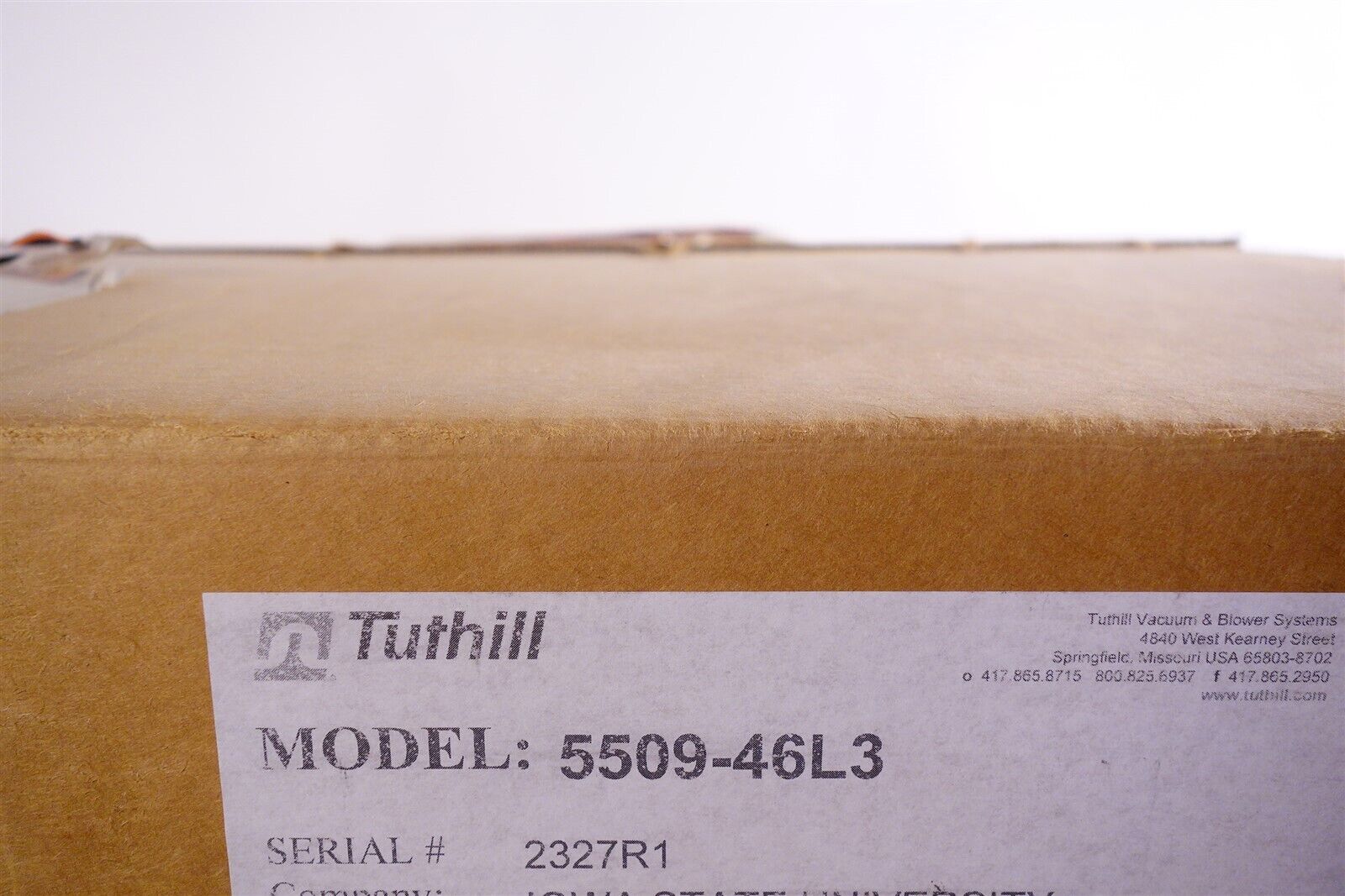 Tuthill 5509 Positive Displacement Blower 5509-46L3 New in Crate 