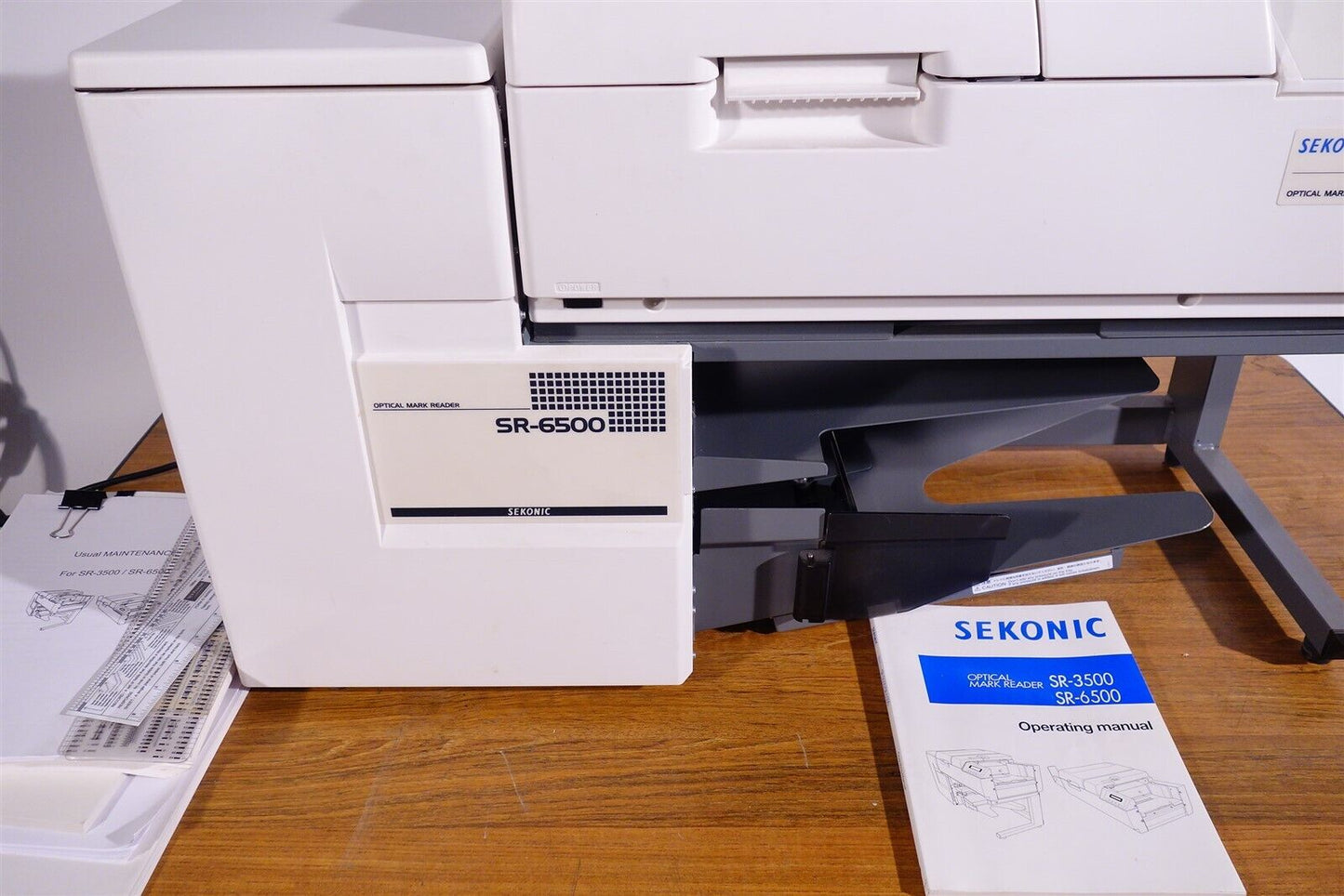 Sekonic SR-6500 OMR Optical Mark Reader + Stacker / Excellent 