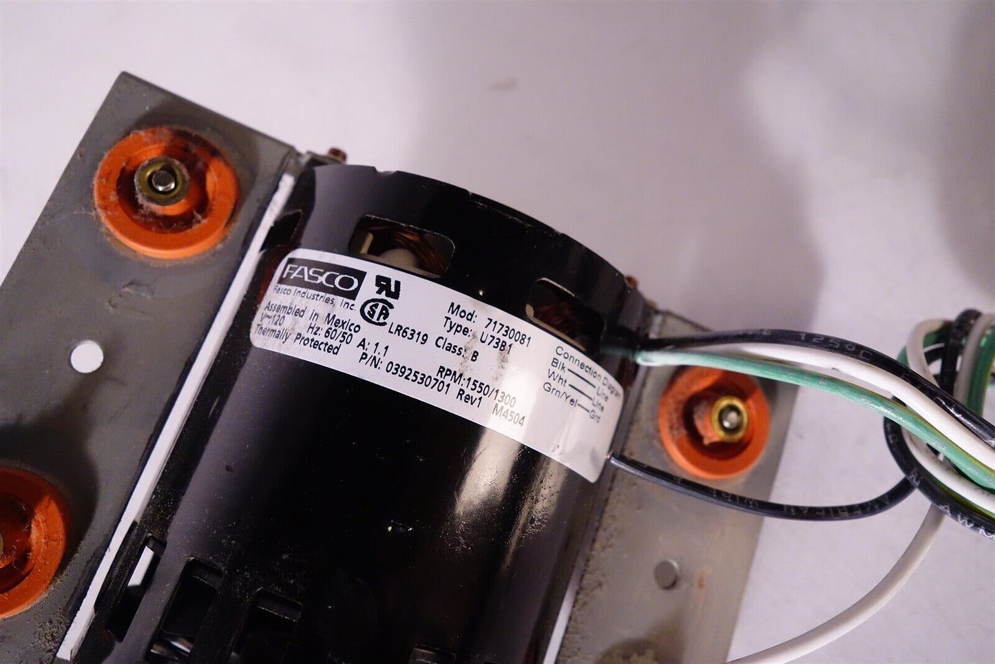 Varian CP-3800 3800 Gas Chromatograph Oven Fan Motor 