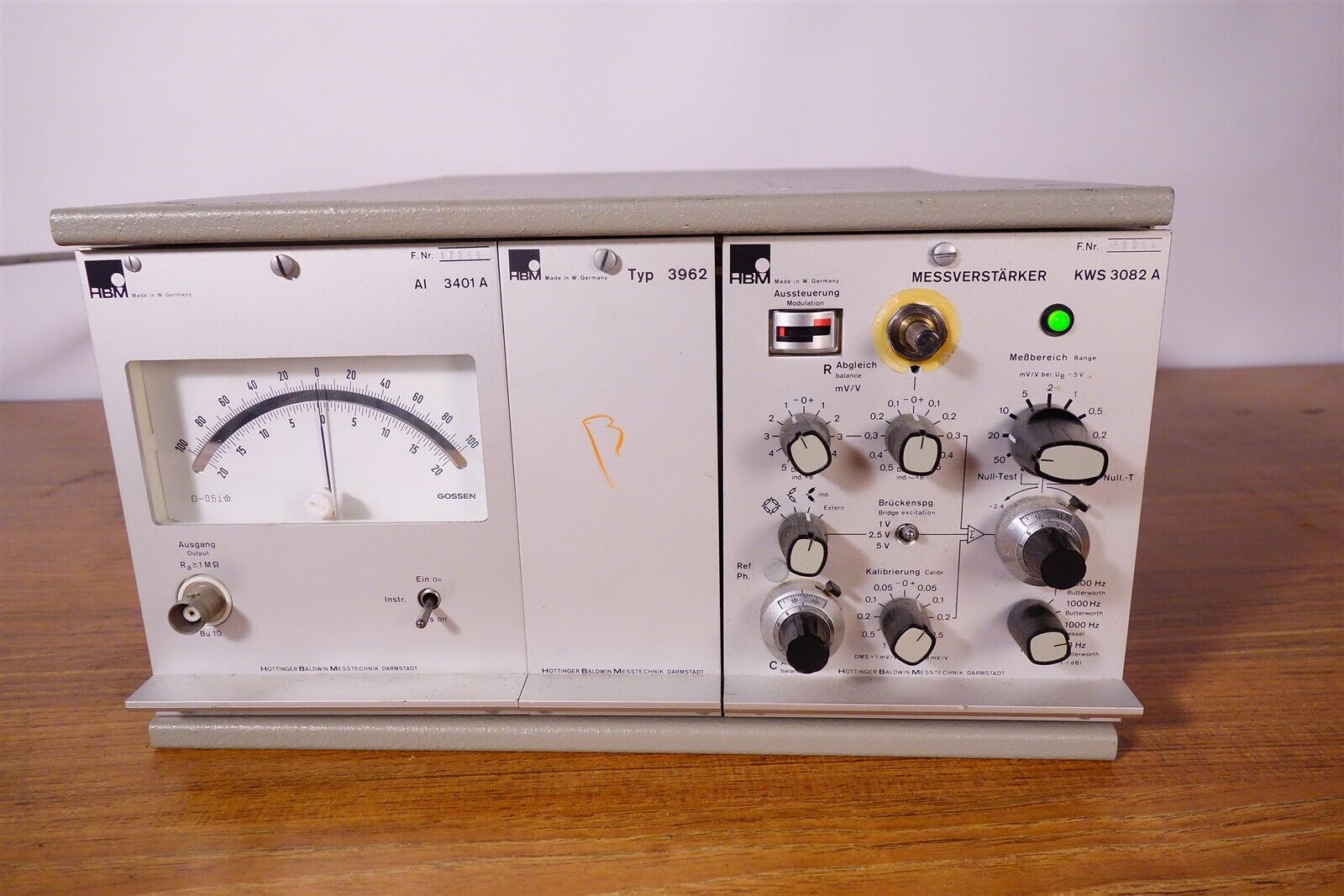 HBM Measuring Amplifier Controller KWS 3082-A