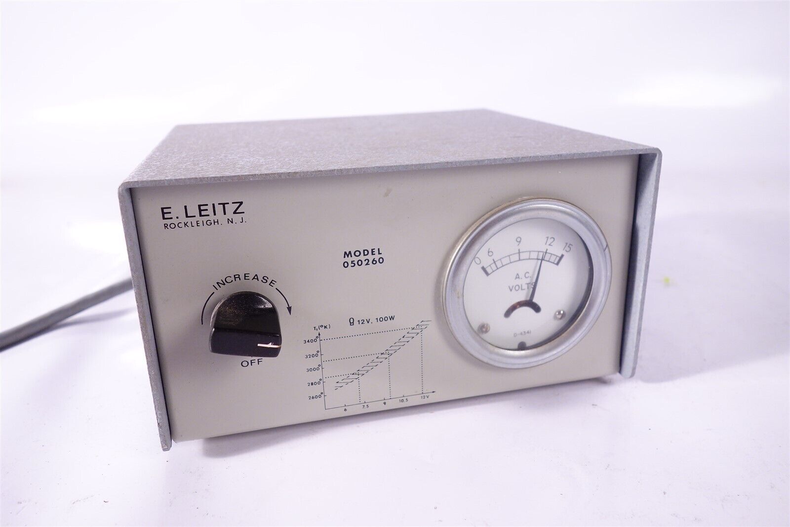 Leitz 050260 Microscope Power Supply Tested Working condition 