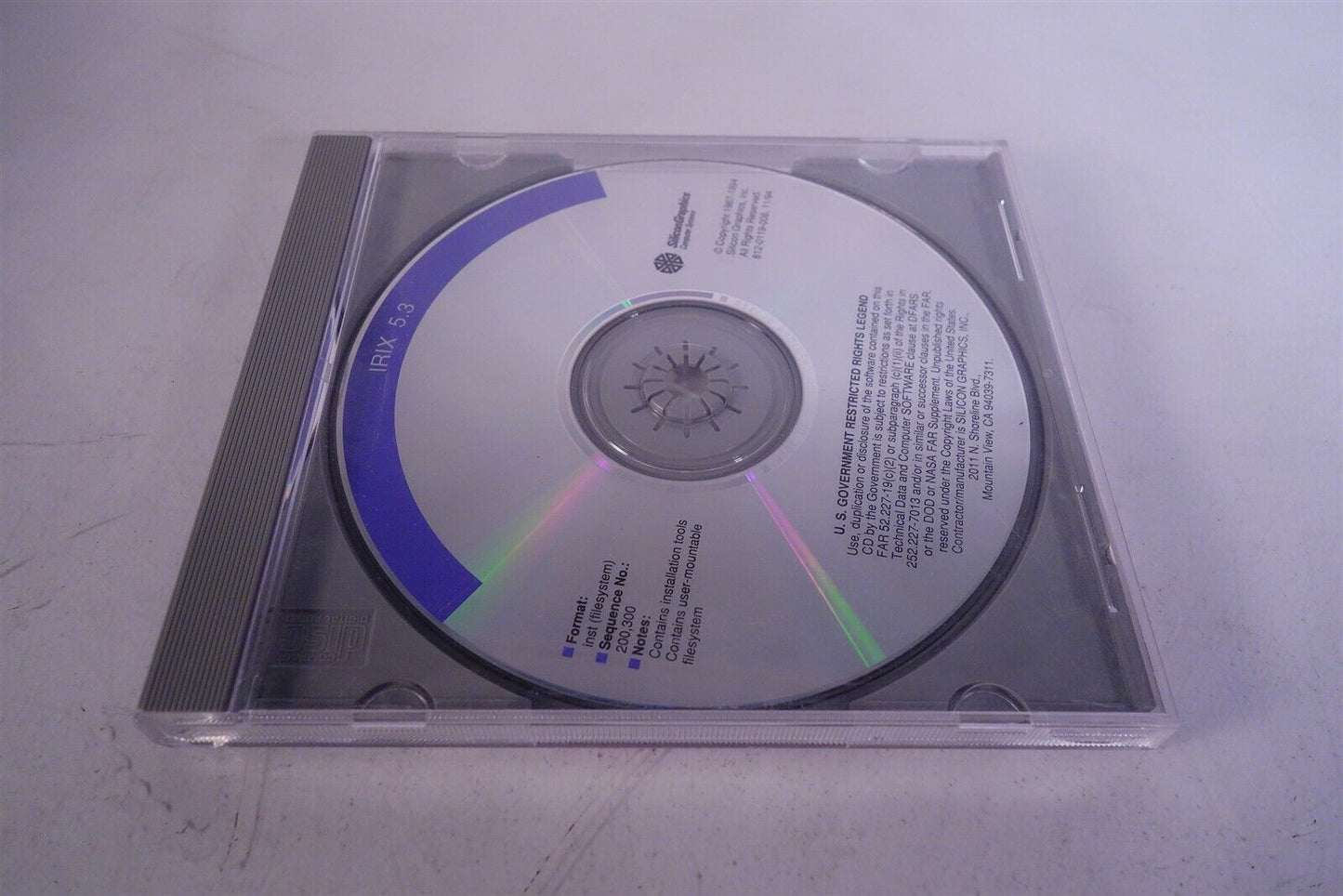 SGI Silicon Graphics IRIX 5.3 