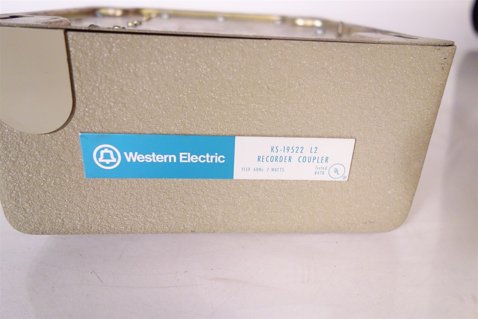 Western Electric KS-19522 L2 Recorder Coupler / Telephone Recording Device