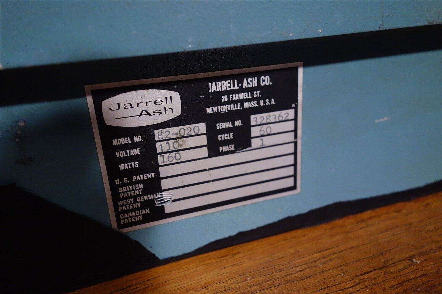 Jarrell Ash 82-020 0.5 Meter Ebert Spectrophotometer - Monochromator