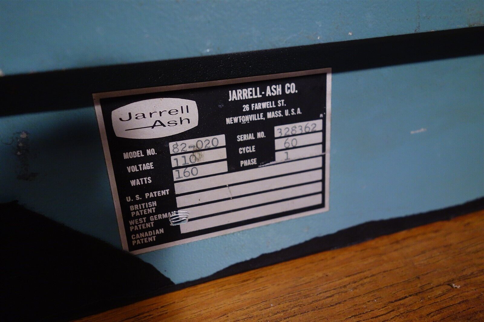 Jarrell Ash 82-020 0.5 Meter Ebert Spectrophotometer - Monochromator