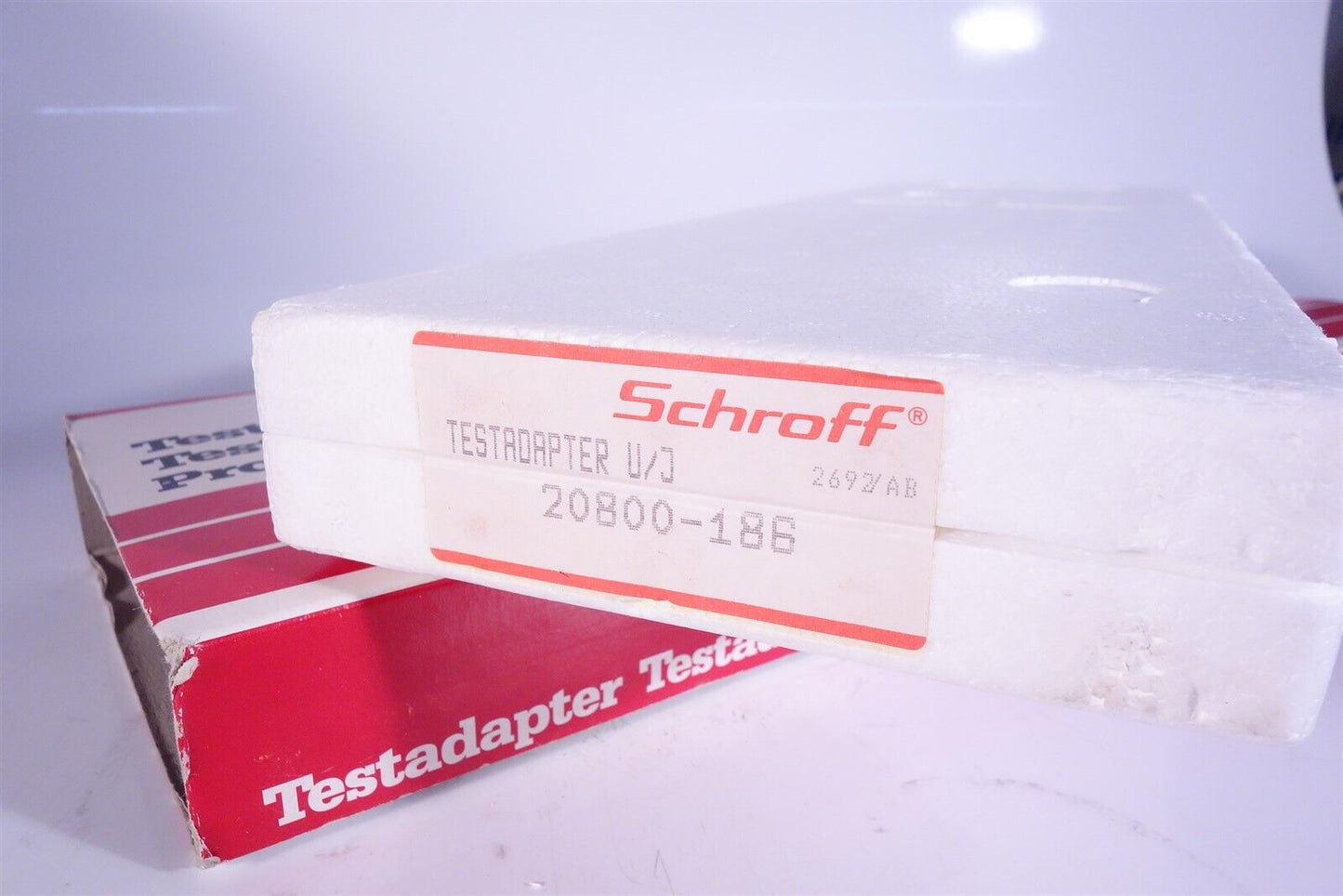 SCHROFF 20800 SERIES SURPLUS BRAND NEW TESTADAPTER, P/N 20800-186