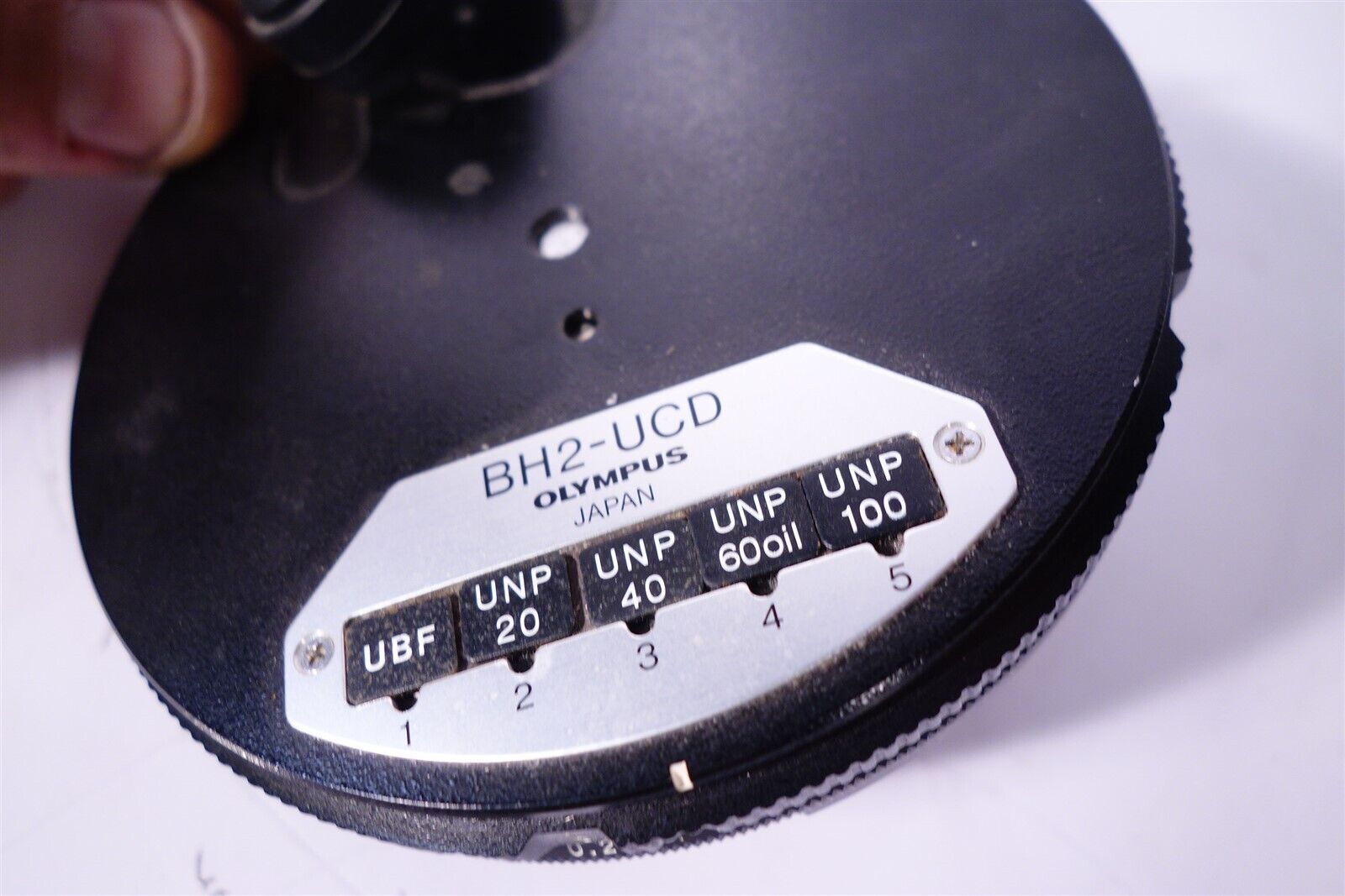 Olympus BH2-UCD Universal Condenser UNP20 UNP40 UNP60oil UNP100