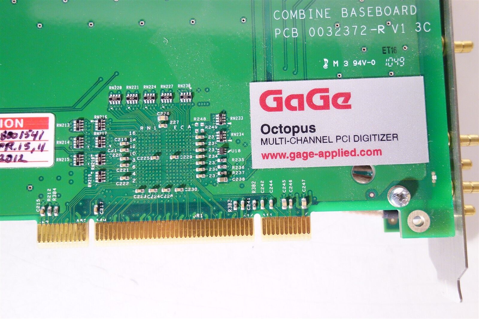Gage Octopus Compuscope CS8327 14-bit 128MS 100Mhz PCI Digitizer Oscilloscope