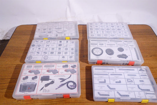 Lot of Lego Mindstorms NXT Education Parts / Accessories in Labeled Bins 