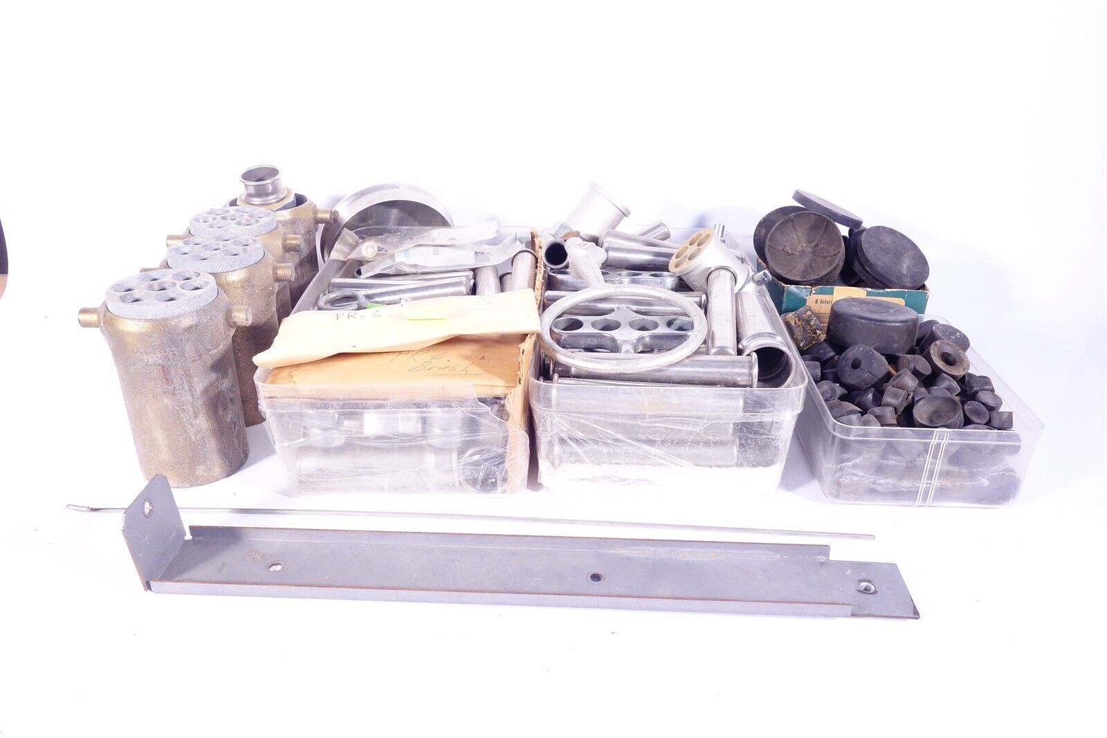 Large Lot of IEC Centrifuge Rotor Parts 