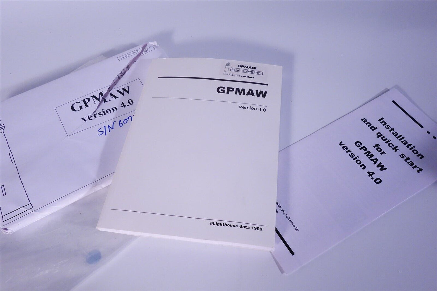 Lighthouse Data GPMAW Version 4.0 Protein / Mass Analysis Spectrometer Software 