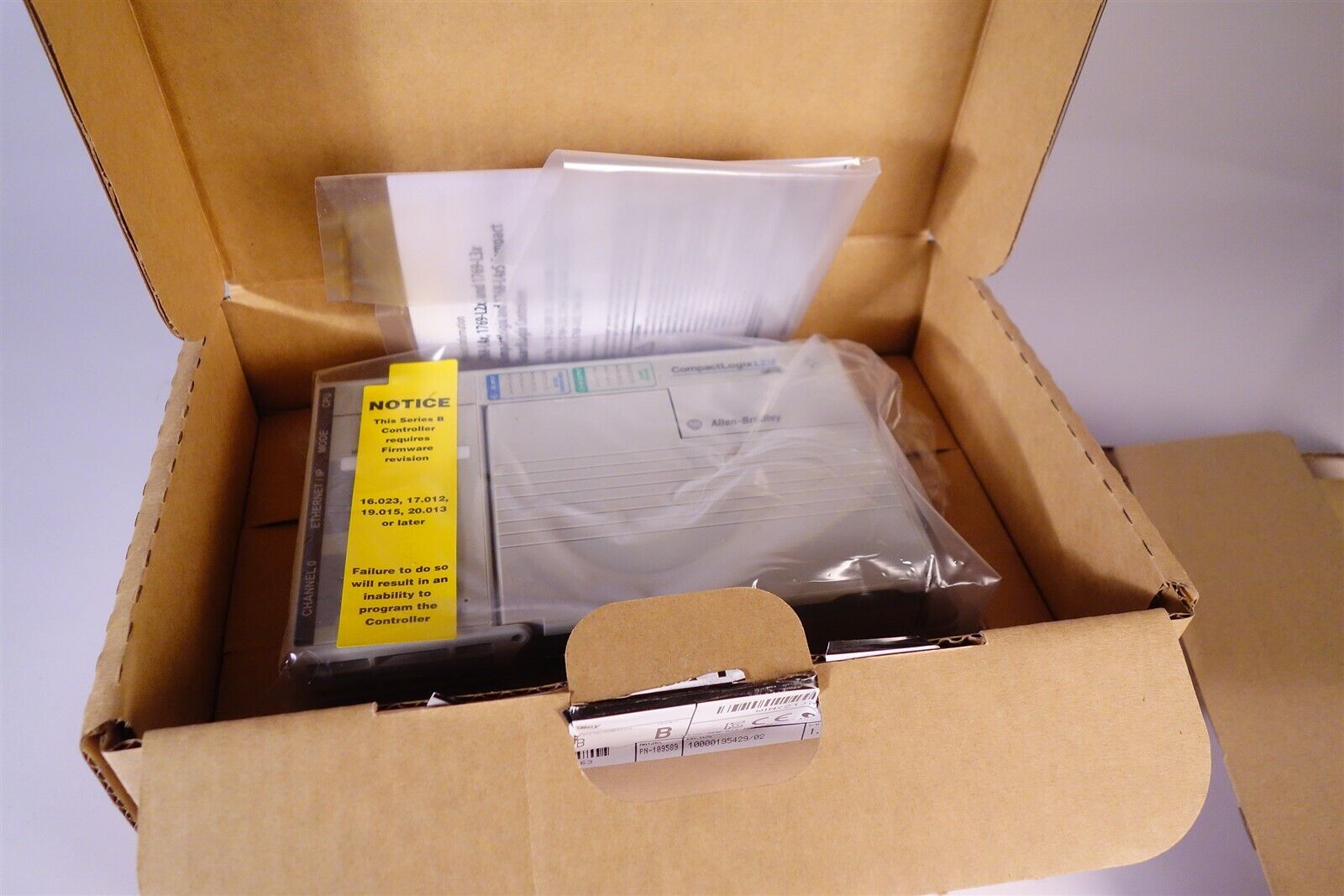 New Allen-Bradley CompactLogix Controller 1769-L23E-QB1B