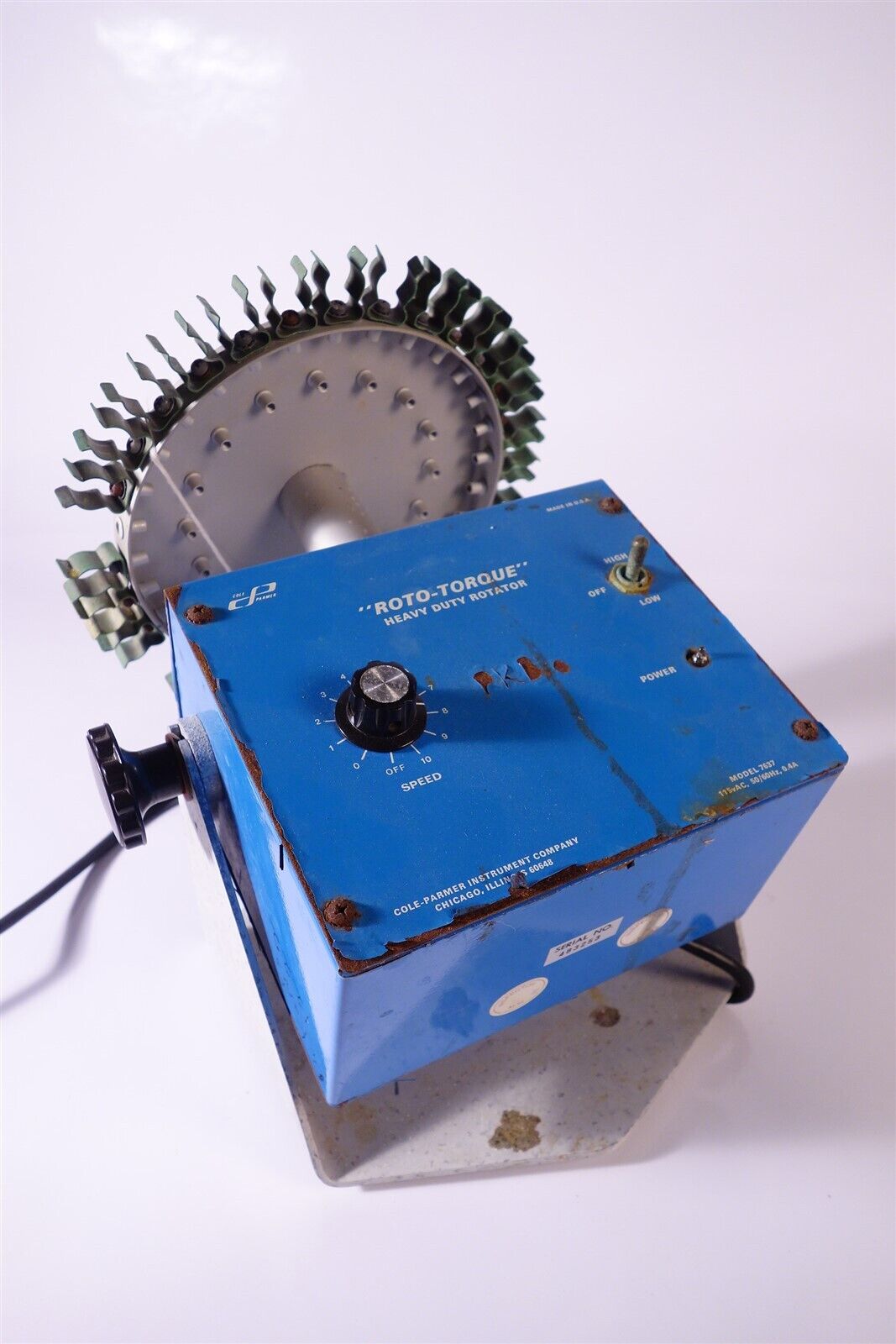 Cole Parmer 7637-01 ROTO-TORQUE Heavy Duty Lab Rotator