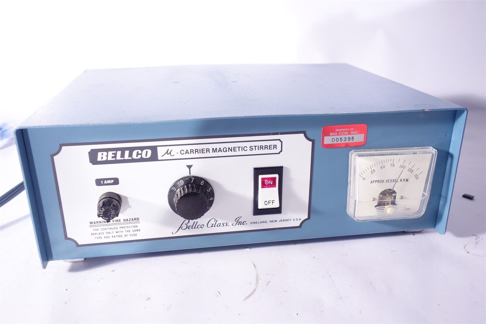 Bellco Carrier Magnetic Stirrer Working Condition 