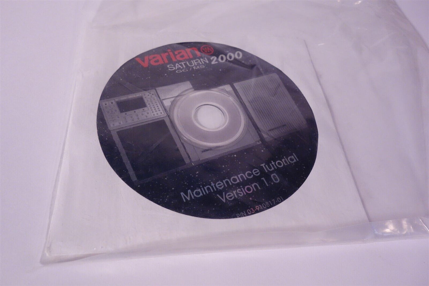 Varian Saturn 2000 GC/MS Maintenance Tutorial CD
