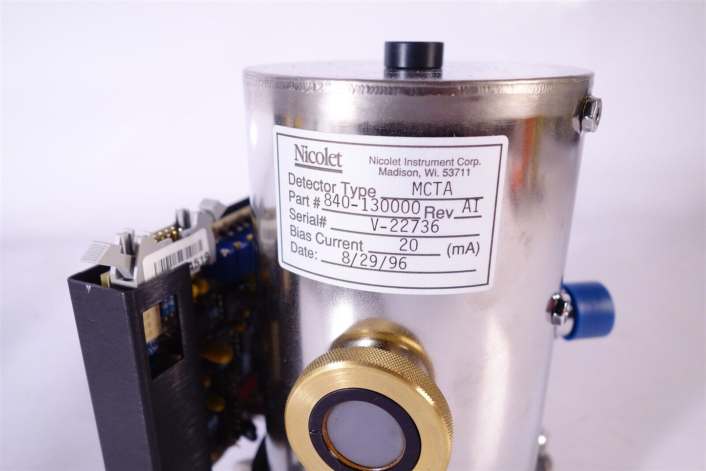 NICOLET INSTRUMENTS CORP 840-130000 MCTA Detector Magna-IR 