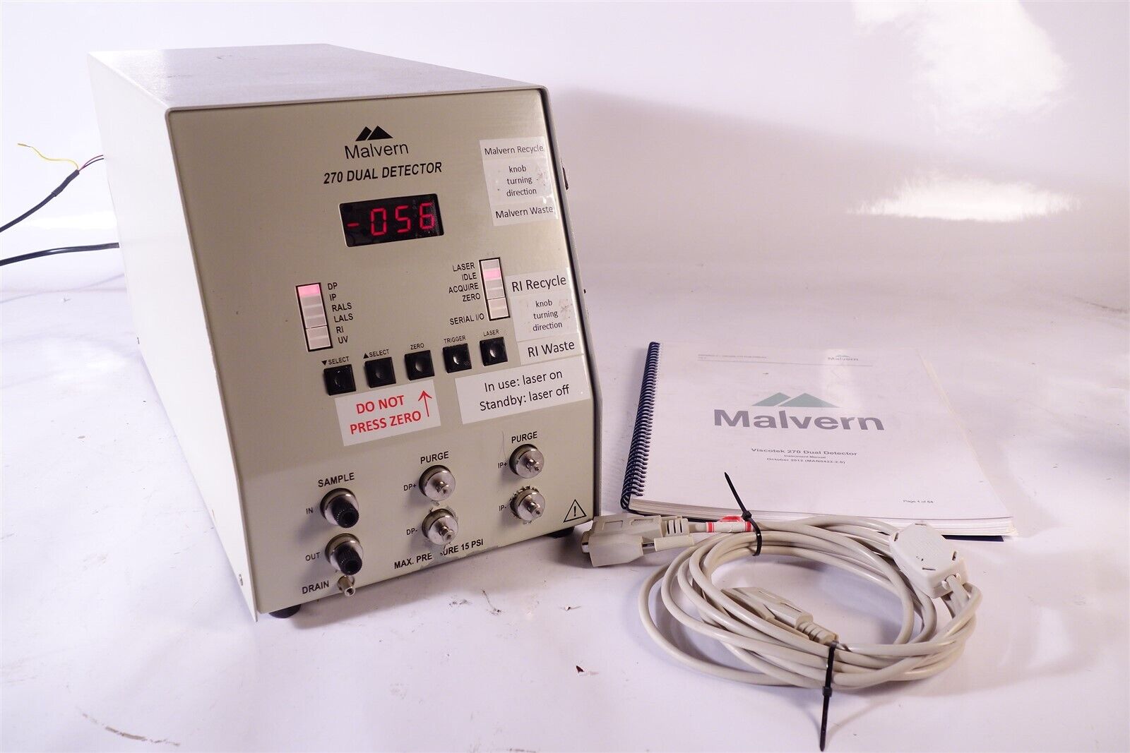 Malvern Viscotek 270 Light Scattering Dual Detector 