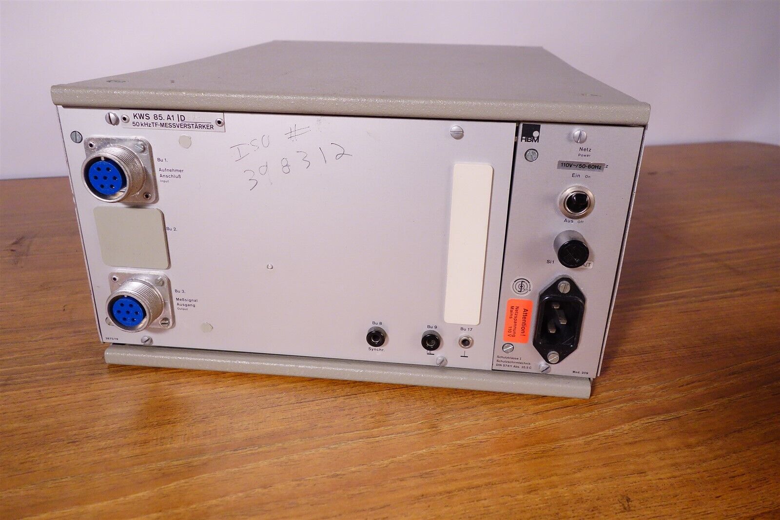 HBM Measuring Amplifier Controller KWS 3082-A