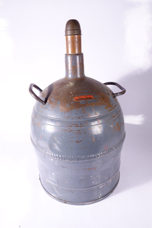 Standard Air SL25 Vintage Dewar / Copper LNO2 Liquid Nitrogen Dewar 