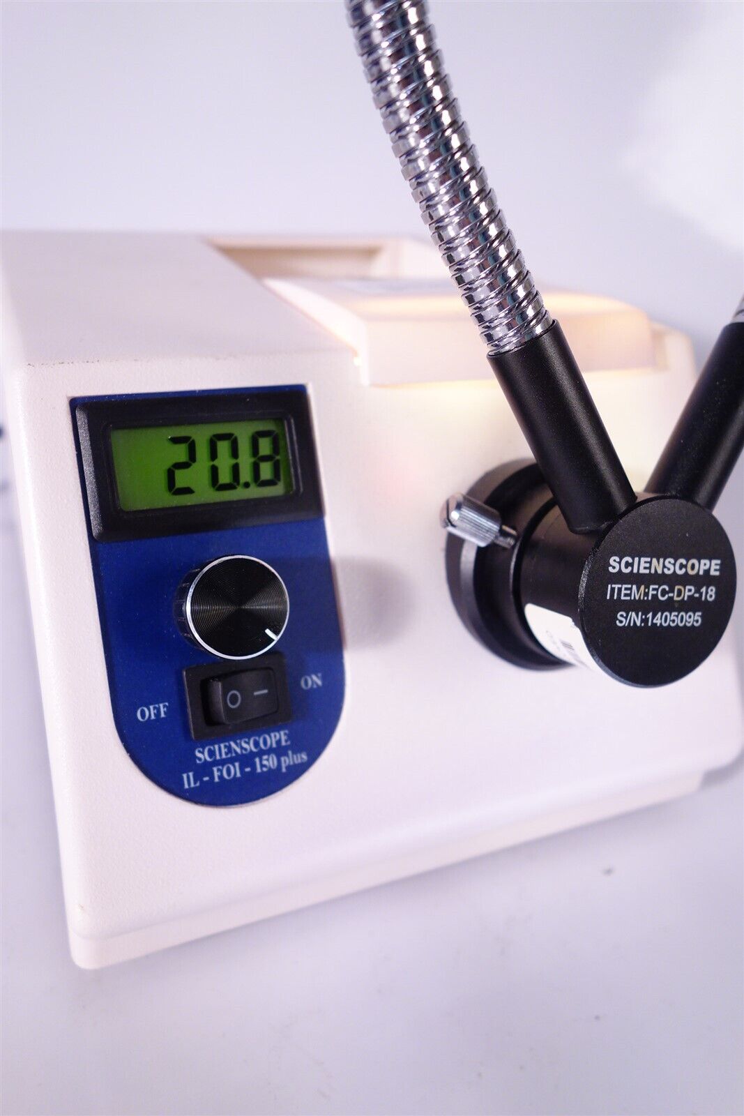 Scienscope Fiber Optic Microscope Illuminator - Excellent 
