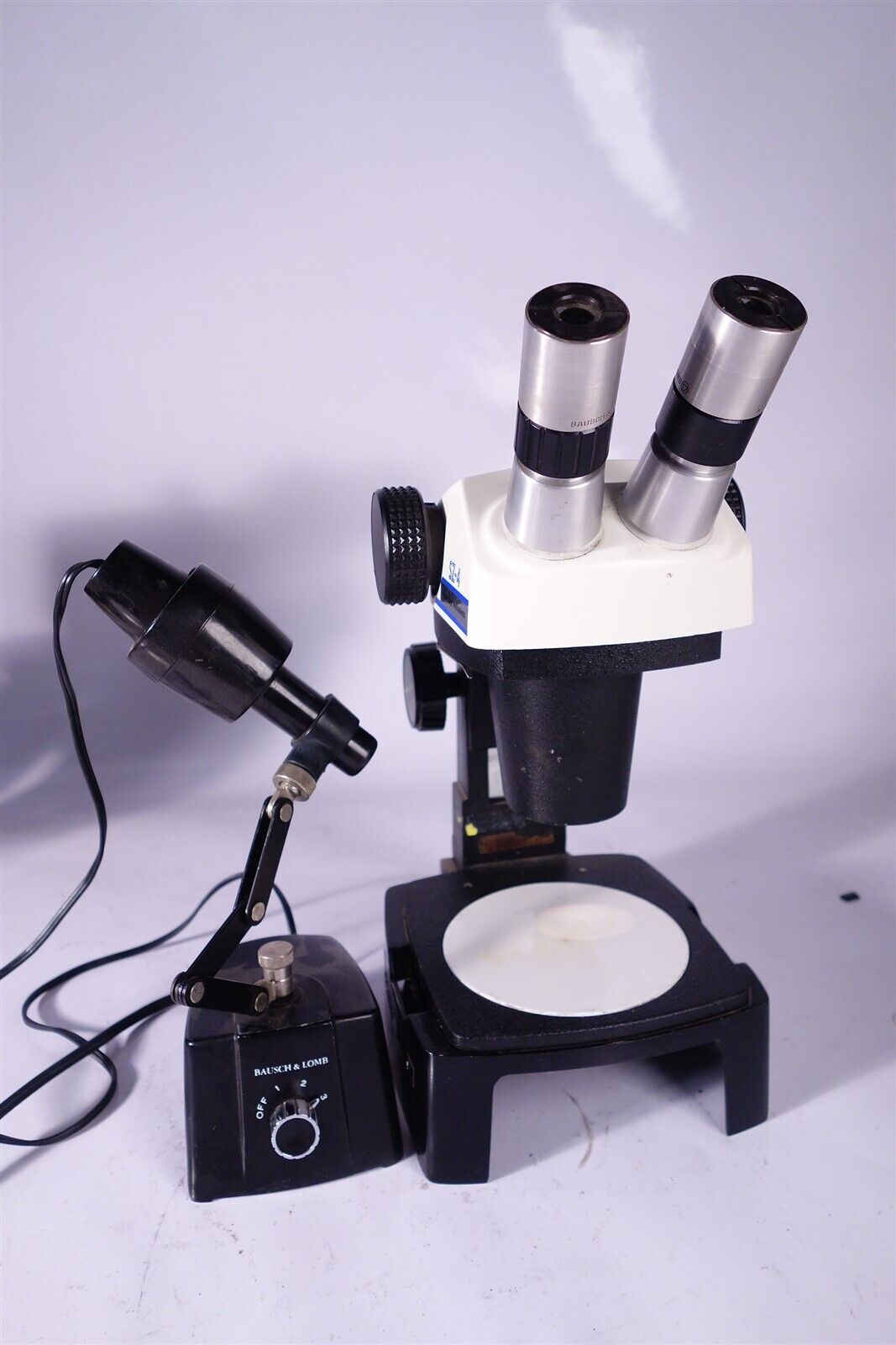 Bausch Lomb / Cambridge Instruments SZ-4 Stereo Microscope + Light Source 