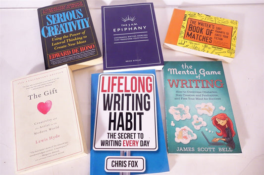 Lot of writing books 
